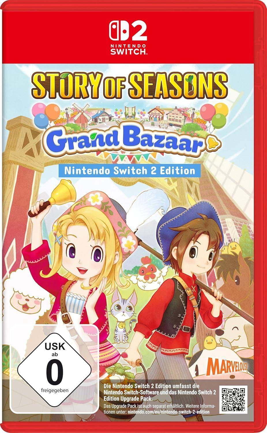 Switch 2 - Story Of Seasons Grand Bazaar Nintendo Switch 2 Edition (Sealed)