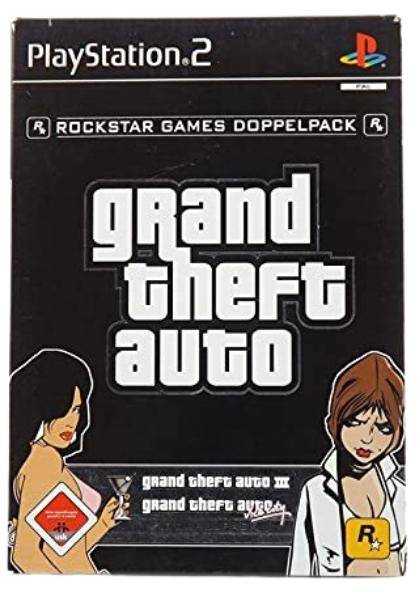 PS2 - Grand Theft Auto Doppelpack GTA 3 + GTA Vice City (Gebraucht)