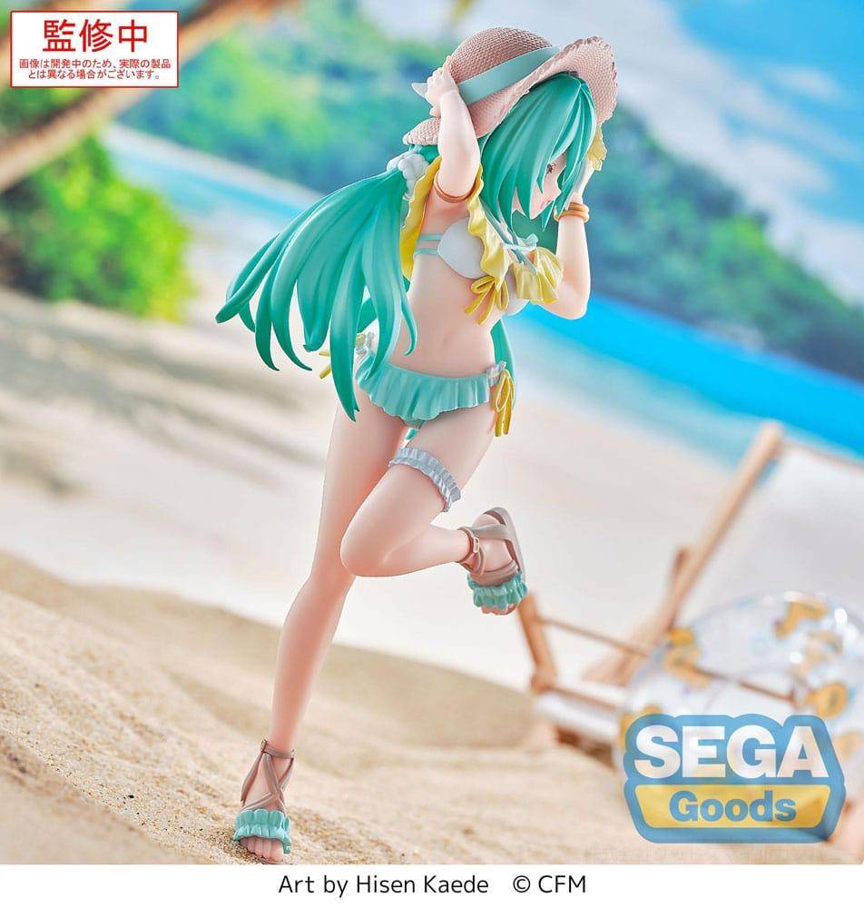Hatsune Miku - Statue Hatsune Miku Beachwear - 21 cm