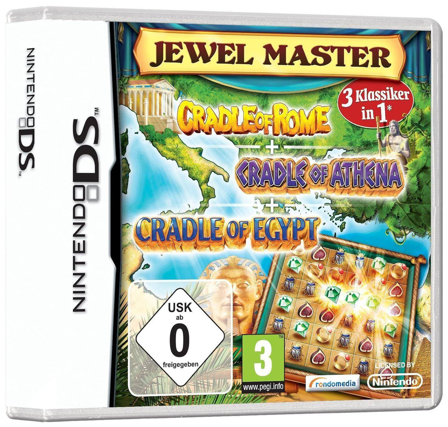 DS - Jewel Master Cradle Of Rome + Cradle Of Athena + Cradle Of Egypt - Nur Modul (Gebraucht)