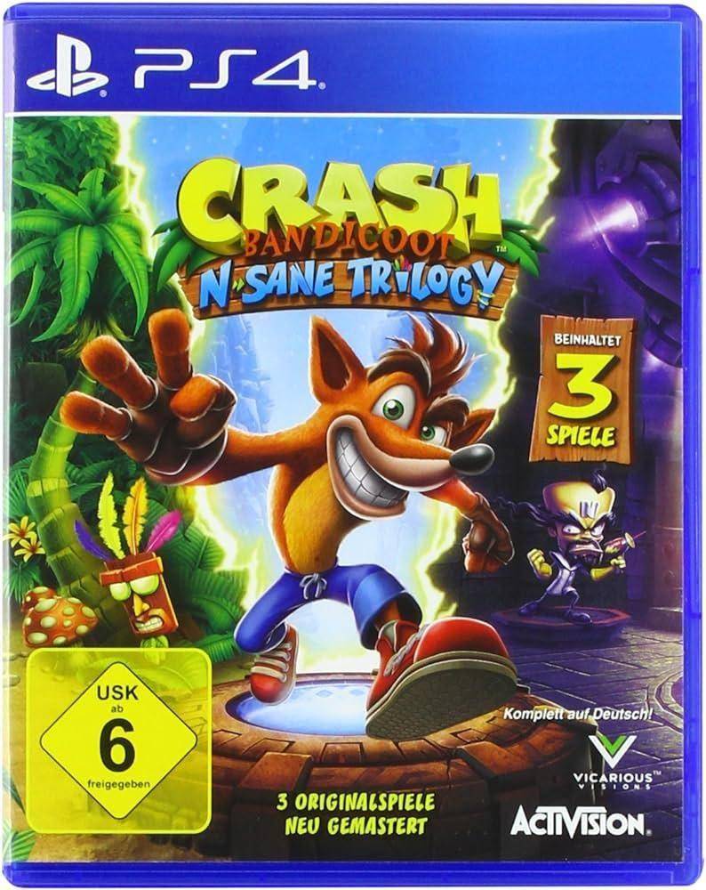 PS4 - Crash Bandicoot N-Sane Trilogy - Nur Disc (Gebraucht)