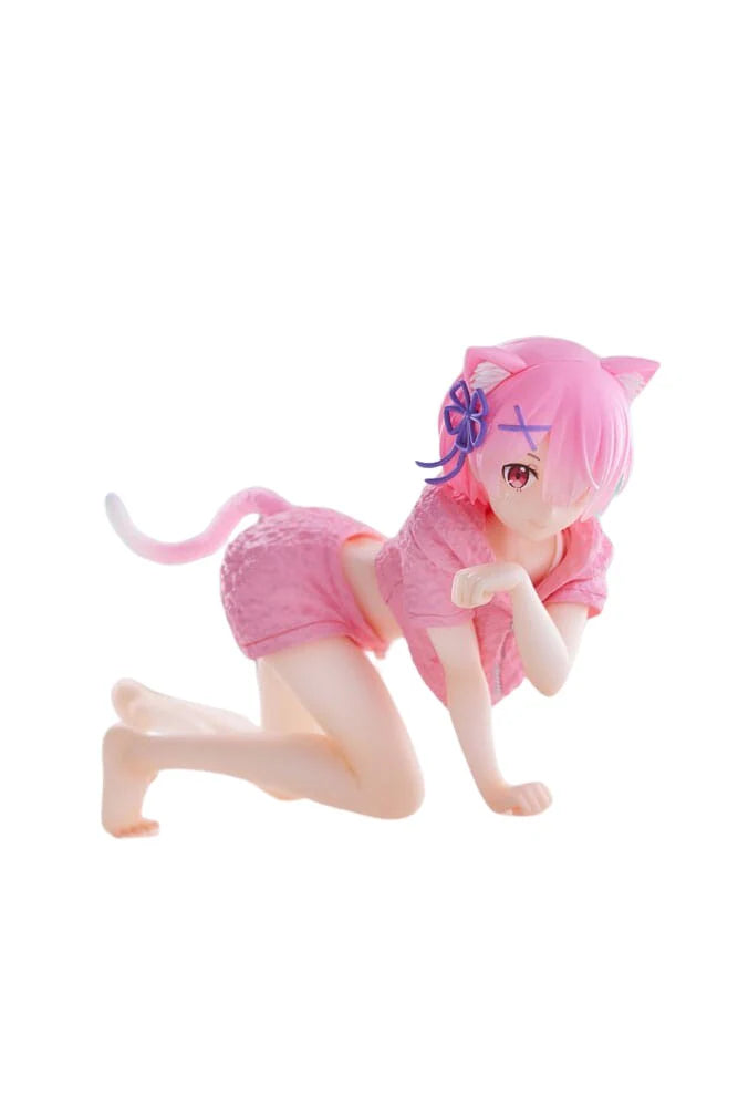Re:Zero - Statue Ram Cat Room Wear - 13 cm - Ohne OVP (Gebraucht)