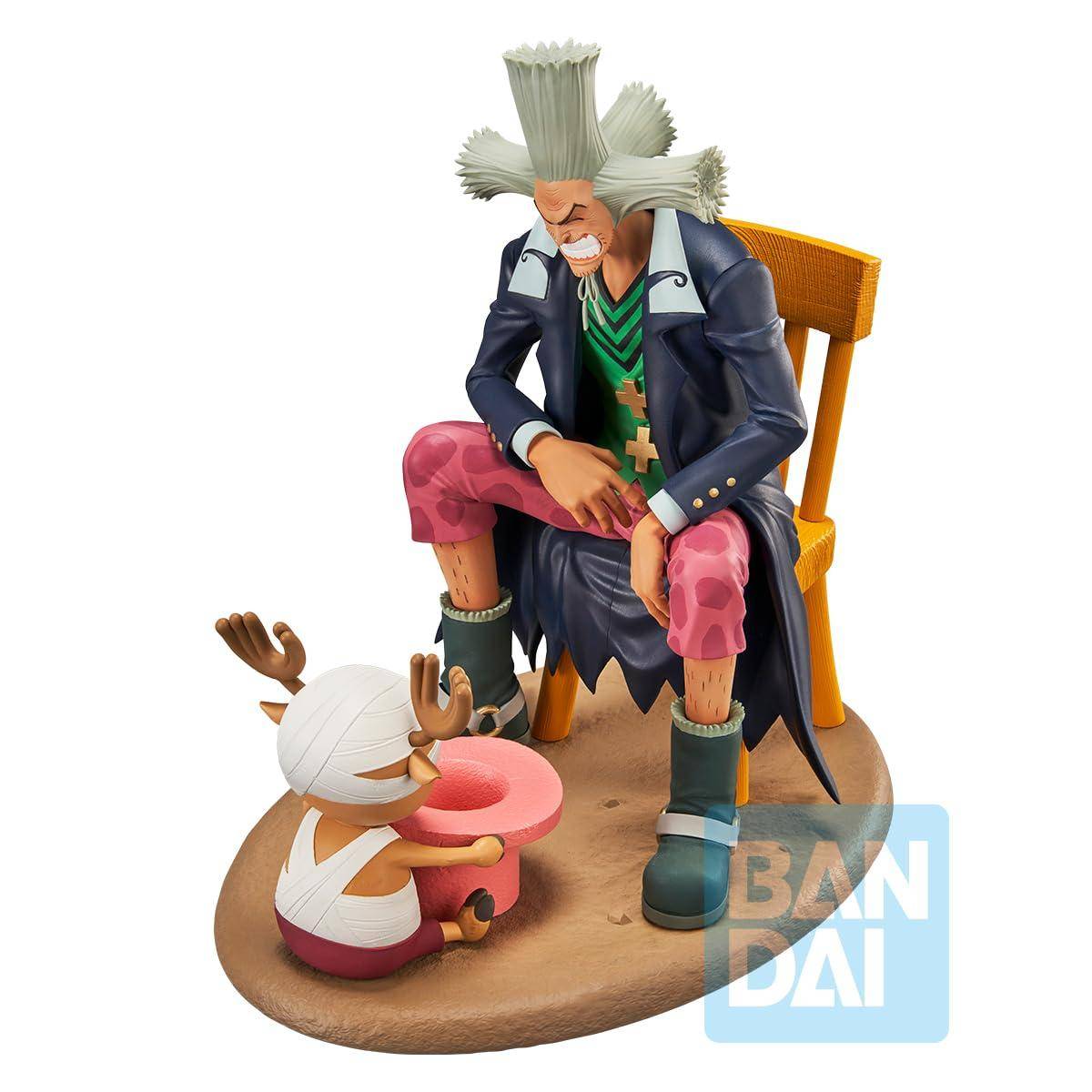 One Piece - Statue Tony Tony Chopper & Dr. Hiluluk - 15 cm - Ohne OVP (Gebraucht)