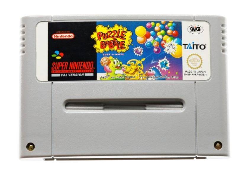 SNES - Puzzle Bobble Bust A Move - Nur Modul (Gebraucht)