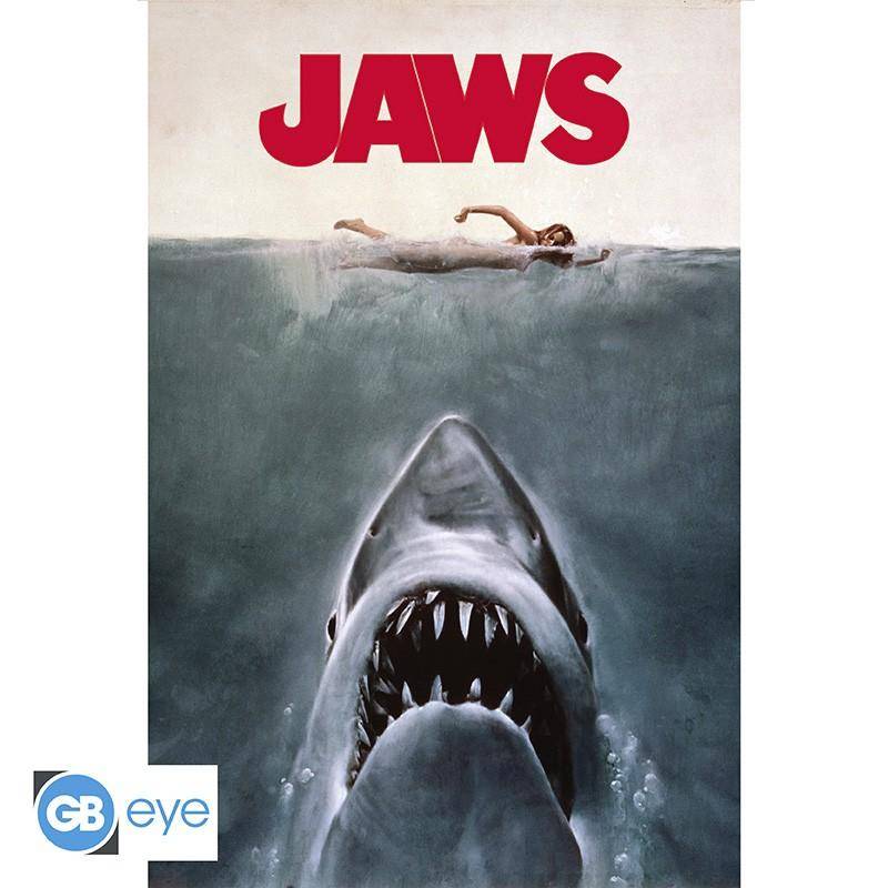 Der weiße Hai - Poster Jaws Film Poster - 91,5 x 61 cm