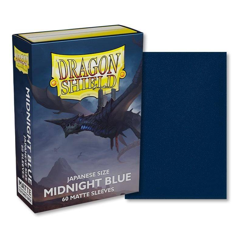 Dragon Shield - Kartenhüllen Japanische Größe - Mitternachtsblau Matt - 60 Stk
