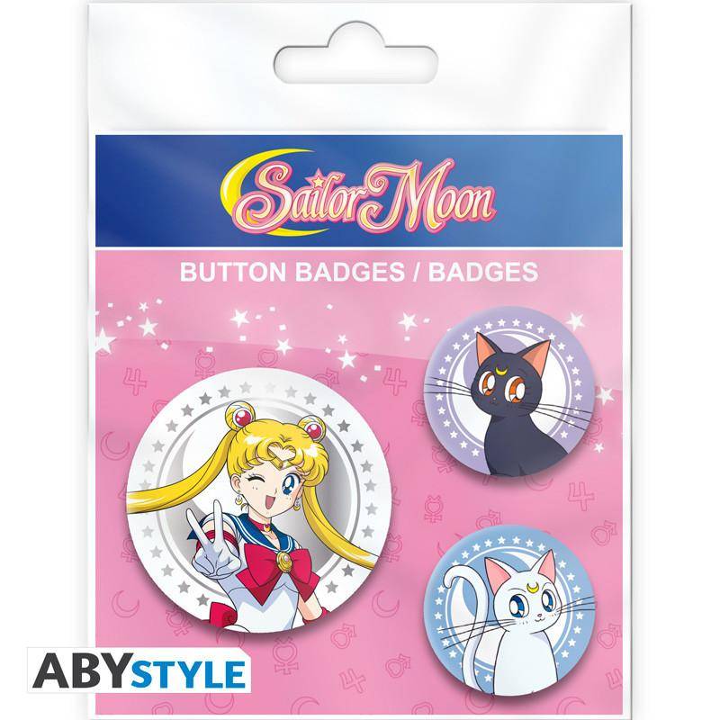 Sailor Moon - Button Set Charaktere