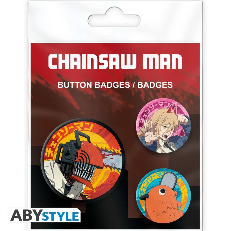 Chainsaw Man - Button Set Charaktere