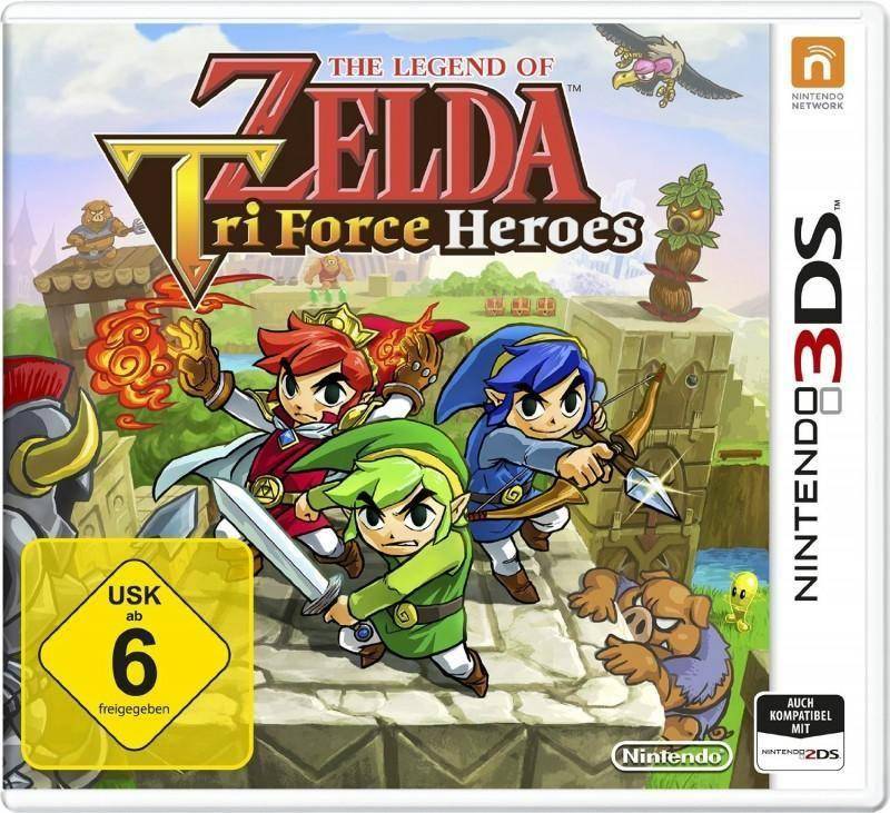 3DS - The Legend Of Zelda Tri Force Heroes - Nur Modul (Gebraucht)