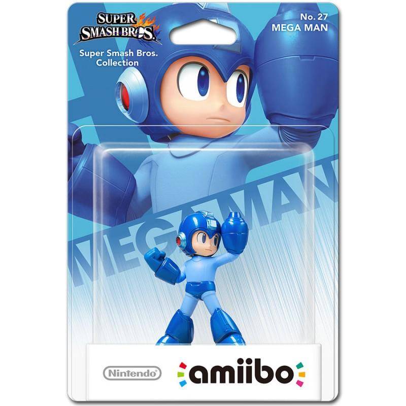 Amiibo - Super Smash Bros. Collection No. 27 Mega Man - Mit OVP (Sealed)