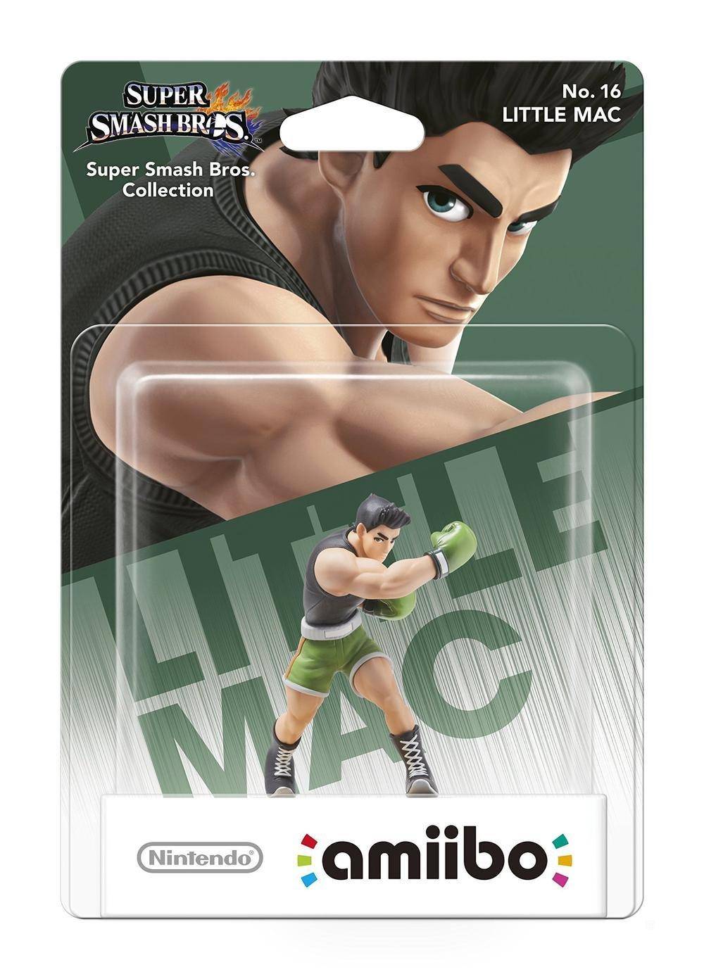 Amiibo - Super Smash Bros. Collection No. 16 Little Mac - Mit OVP (Sealed)