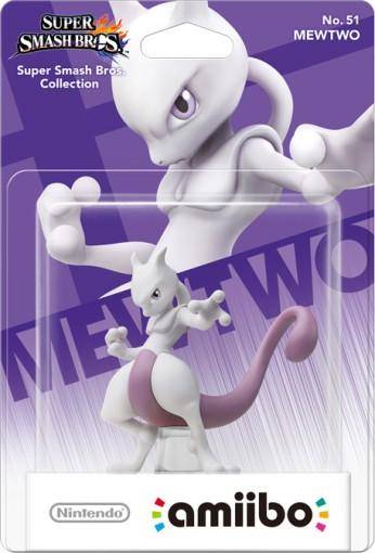Amiibo - Super Smash Bros. Collection No. 51 Mewtwo - Mit OVP (Sealed)