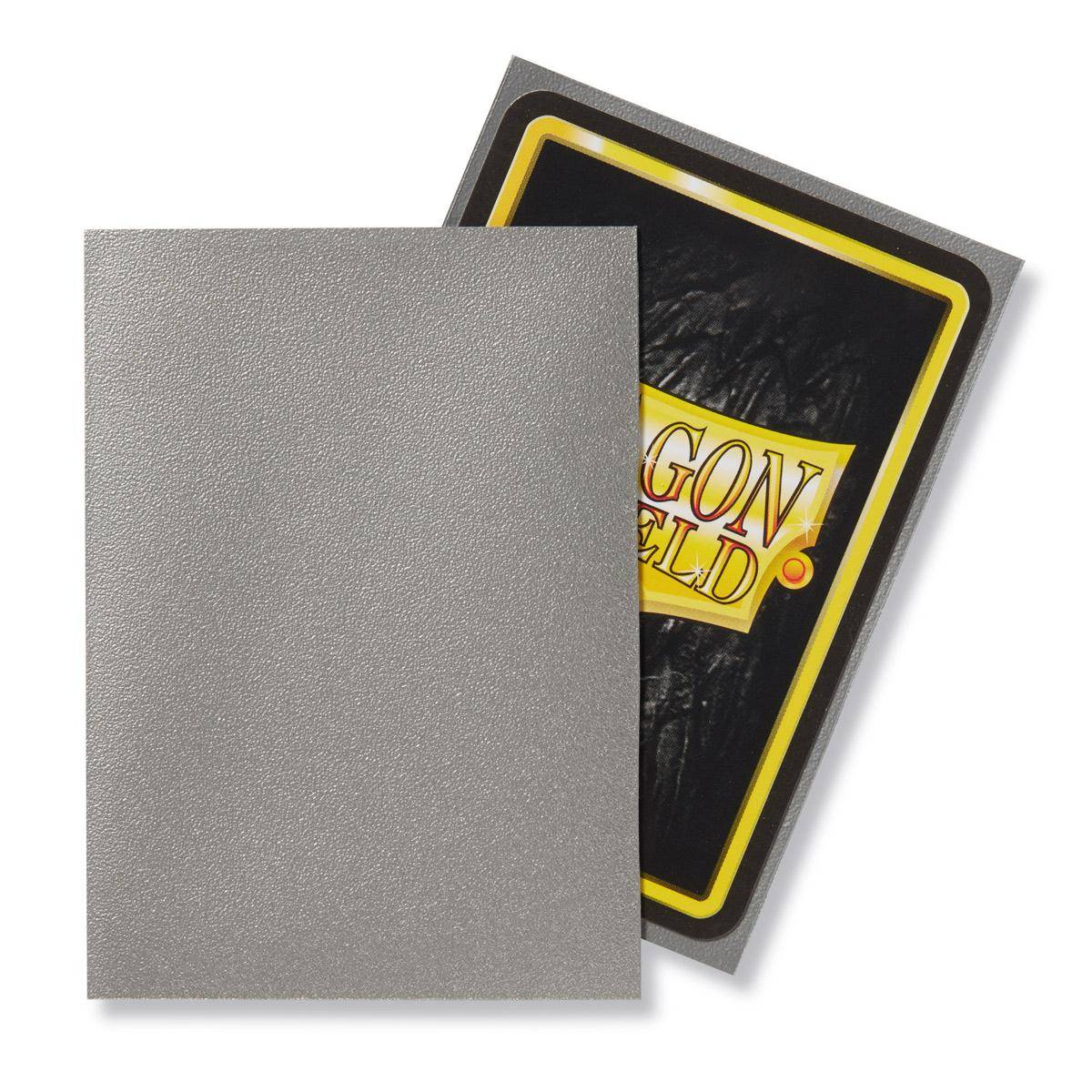 Dragon Shield - Kartenhüllen Standard Größe - Silber Matt - 100 Stk