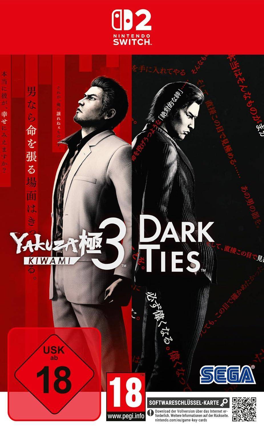 Switch 2 - Yakuza Kiwami 3 & Dark Tides (Gebraucht)
