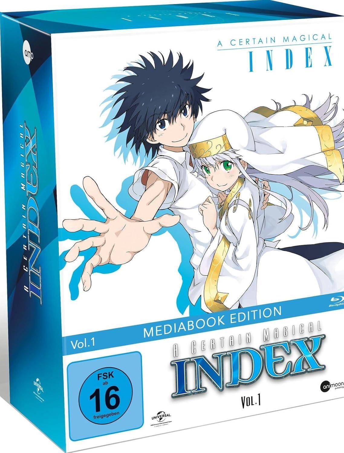 A Certain Magical Index - Mediabook Edition - Vol. 1 - Blu-Ray (Sealed)