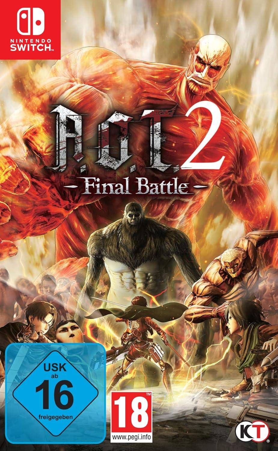 Switch - A O T Attack on Titan 2 Final Battle (Gebraucht)