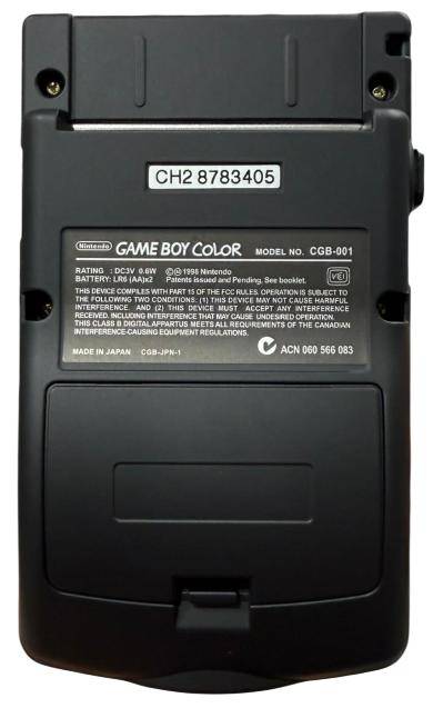 Game Boy Color - Konsole - Custom Design - Schwarz (Gebraucht)