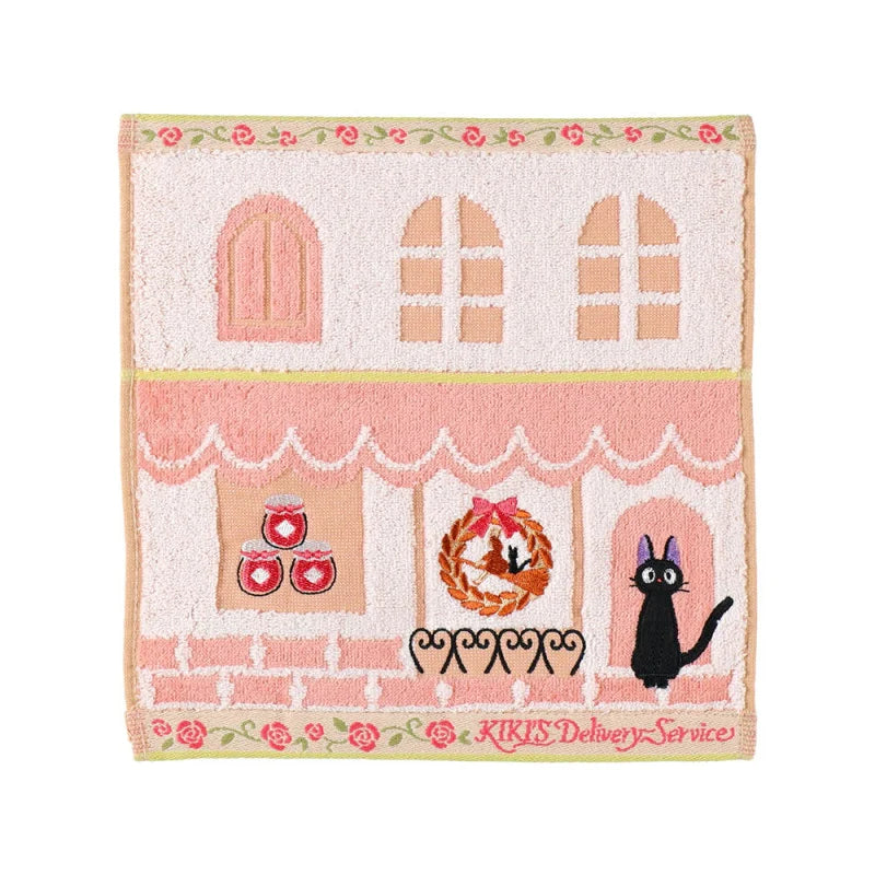 Studio Ghibli - Kiki's kleiner Lieferservice - Handtuch Jiji rosa - 25 x 25 cm