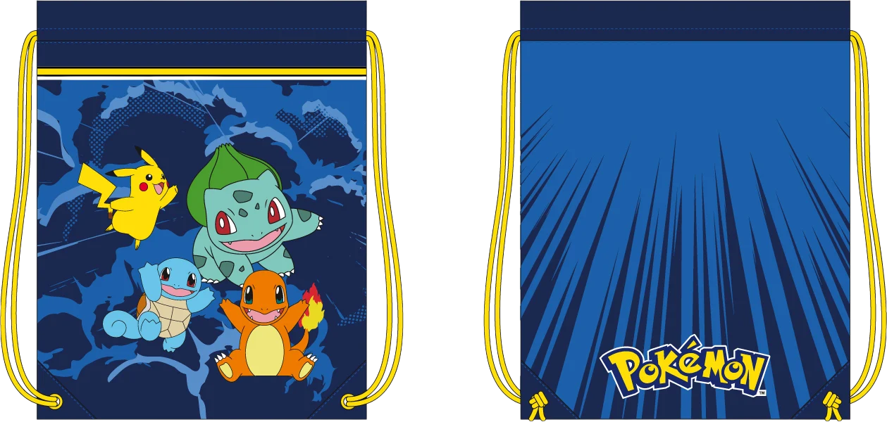 Pokemon - Turnbeutel Starter - 46 x 35 cm