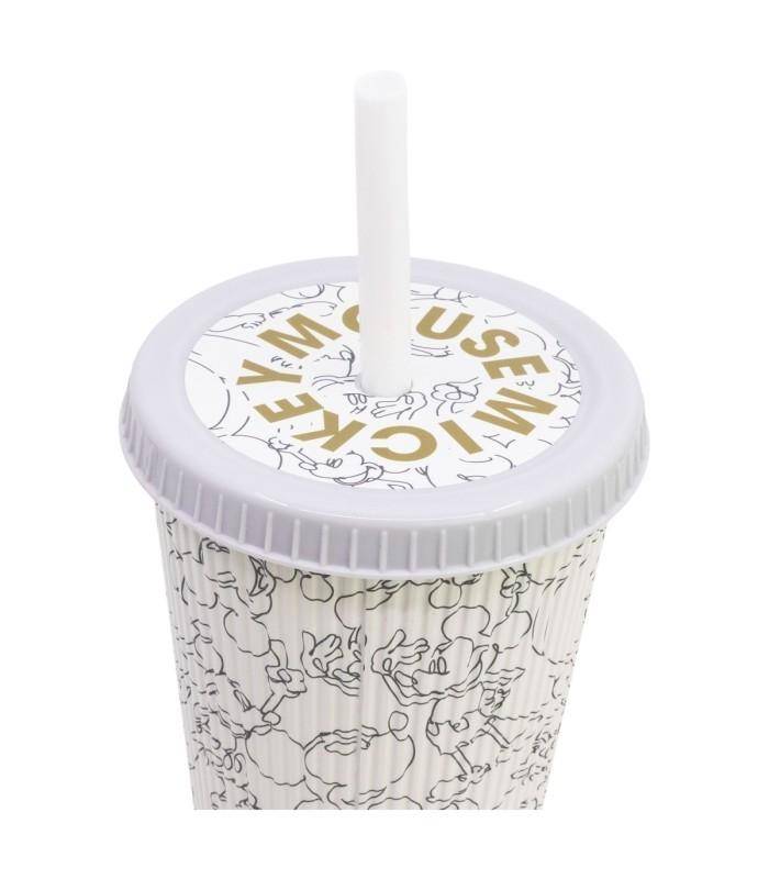 Disney - Becher mit Strohhalm Mickey Mouse - 790 ml
