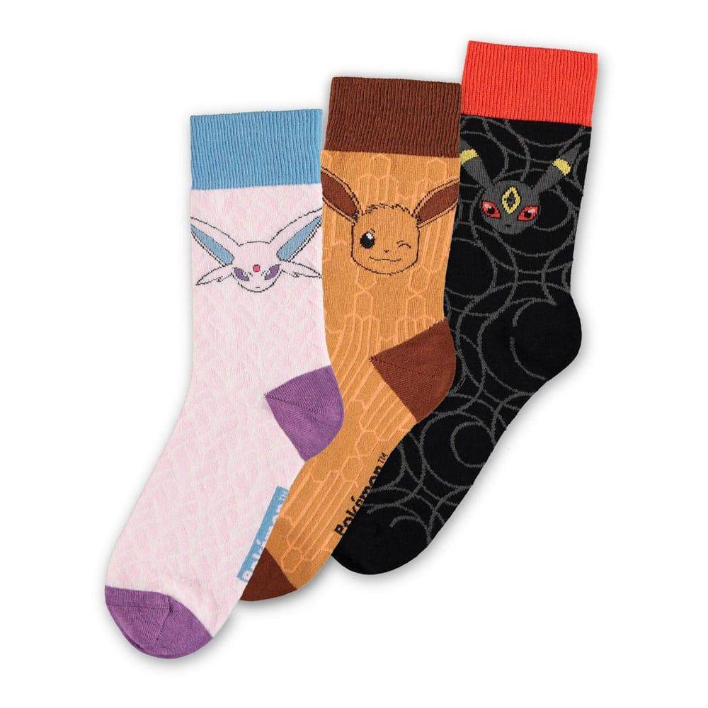 Pokémon - Socken Set Evoli, Nachtara & Psiana - 43-46