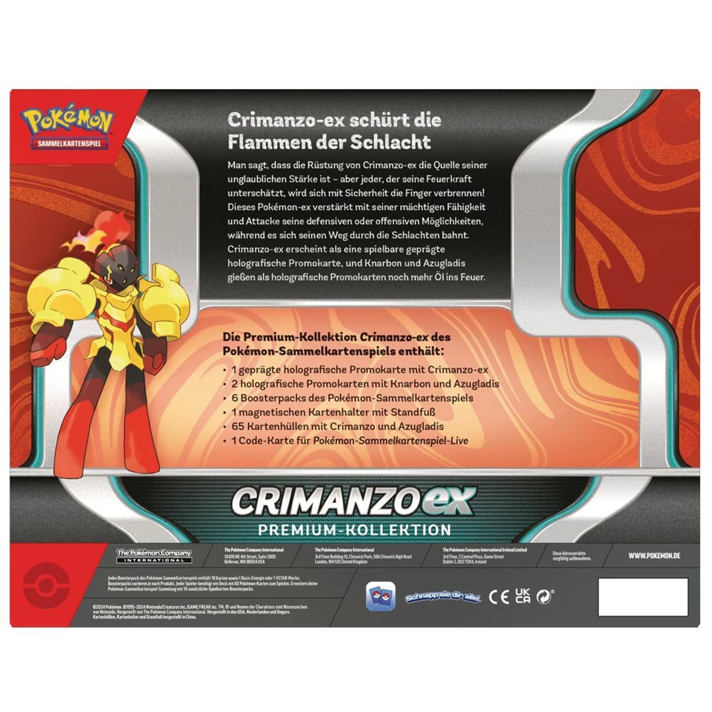 Pokémon - Premium Kollektion Crimanzo EX - DE