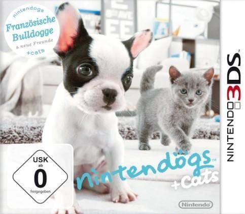 3DS - Nintendogs + Cats Französische Bulldogge & Neue Freunde - Nur Modul (Gebraucht)
