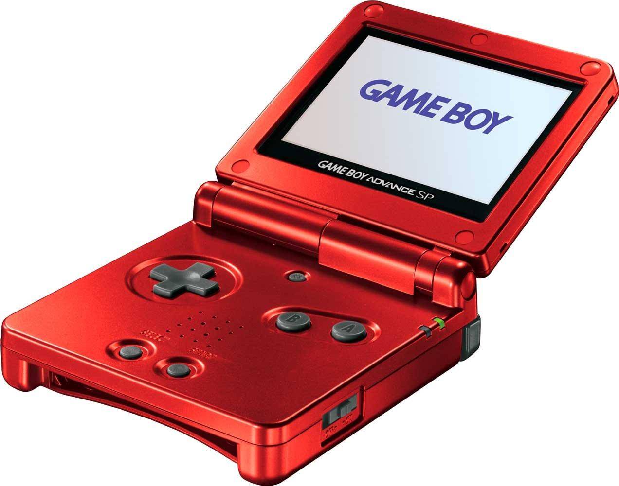 Game Boy Advance SP - Konsole - Rot - Helleres Display AGS-101 (Gebraucht)