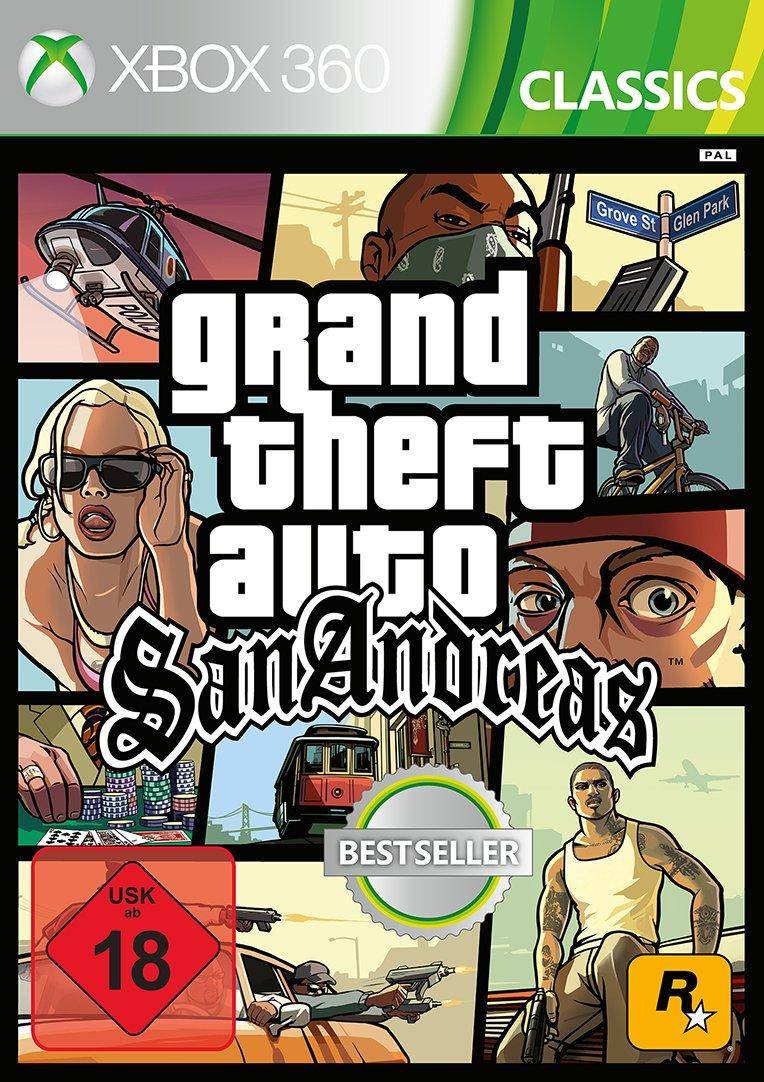 XBOX 360 - Grand Theft Auto San Andreas (Gebraucht)