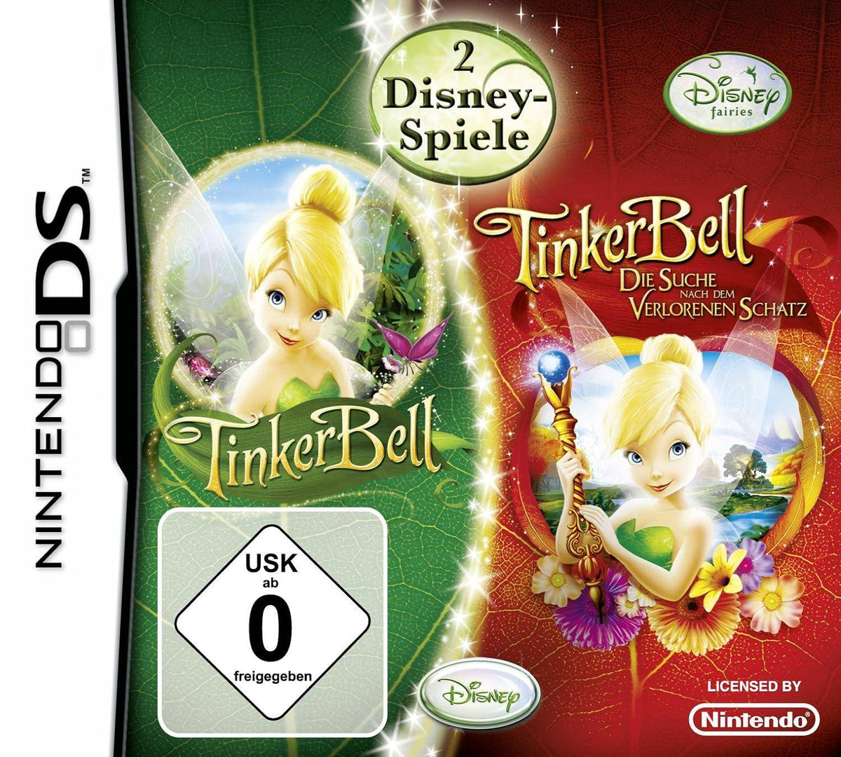 DS - Tinkerbell 2 Disney Spiele Tinker Bell + Tinker Bell Die Suche Nach Dem Verlorenen Schatz (Gebraucht)