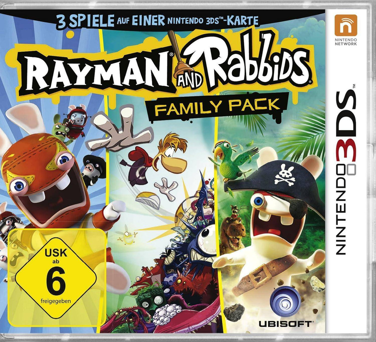 3DS - Rayman Und Rabbids Family Pack (Gebraucht)