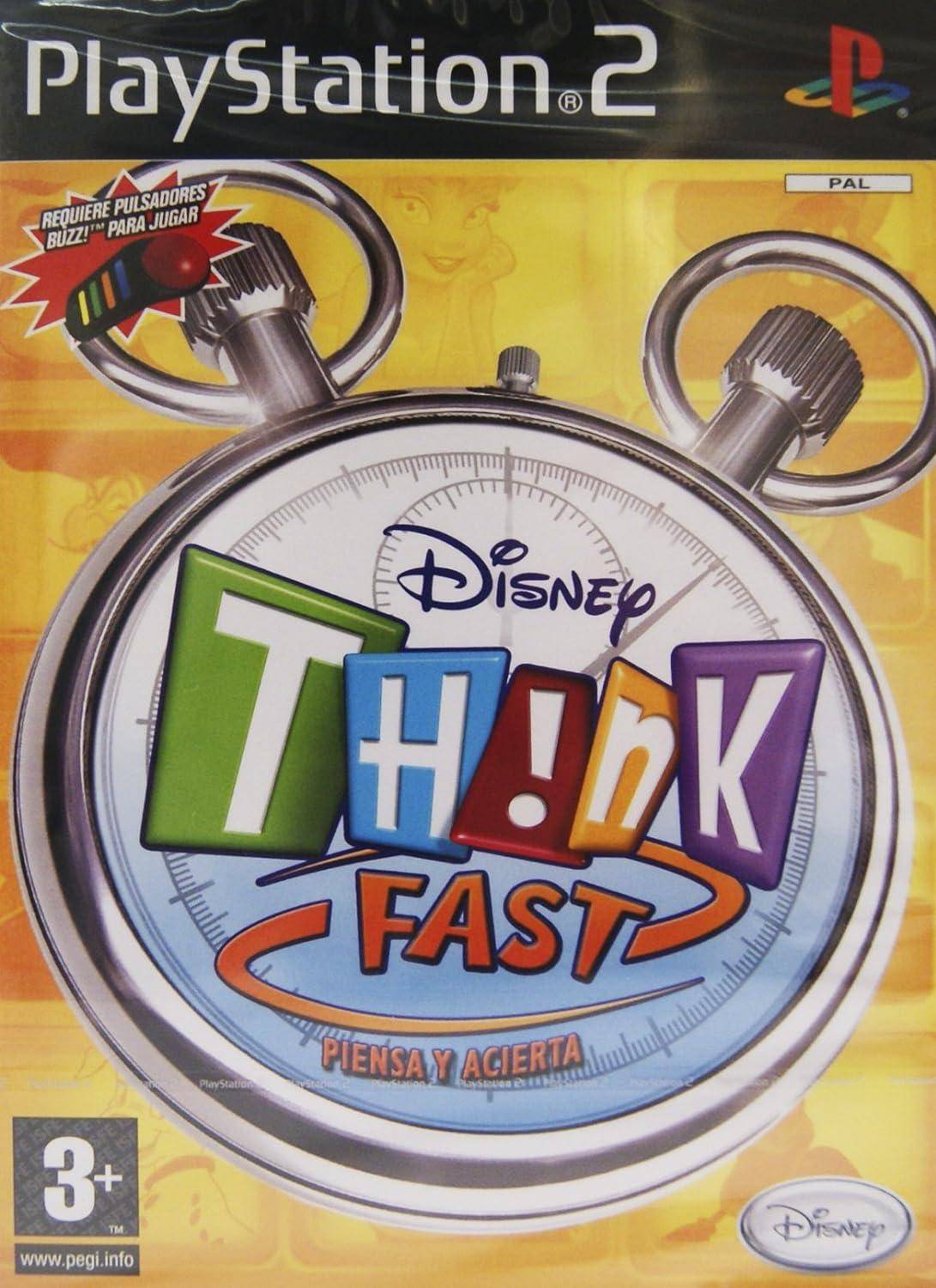 PS2 - Disney Think Das Schnelldenker Quiz (Gebraucht)