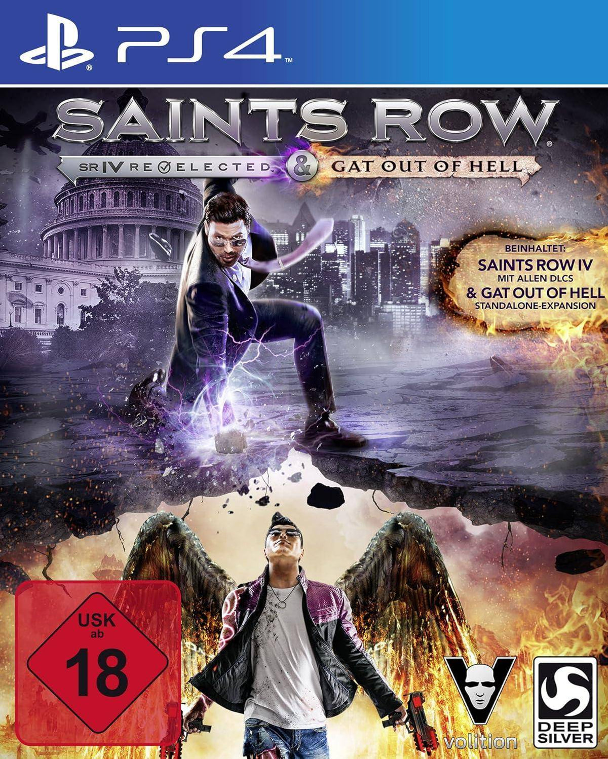 PS4 - Saints Row 4 Re Elected & Gat Out Of Hell (Gebraucht)