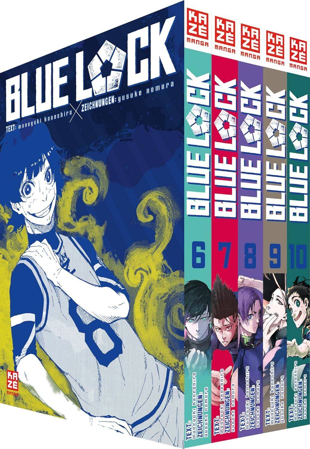 Blue Lock - Schuber - Band 6 - 10 (Gebraucht)