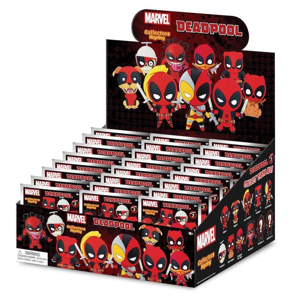 Marvel - Schlüsselanhänger Mytery Box Deadpool (Serie 3)