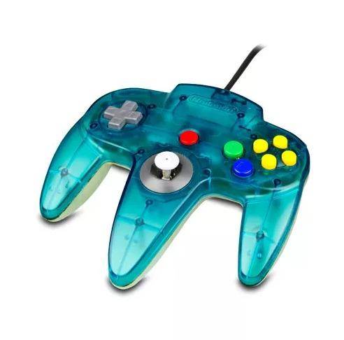 N64 - Controller - Clear Blue White (Gebraucht)
