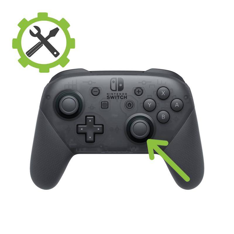 Nintendo Switch Reparatur - Original Pro Controller - Rechten Stick Drift richten