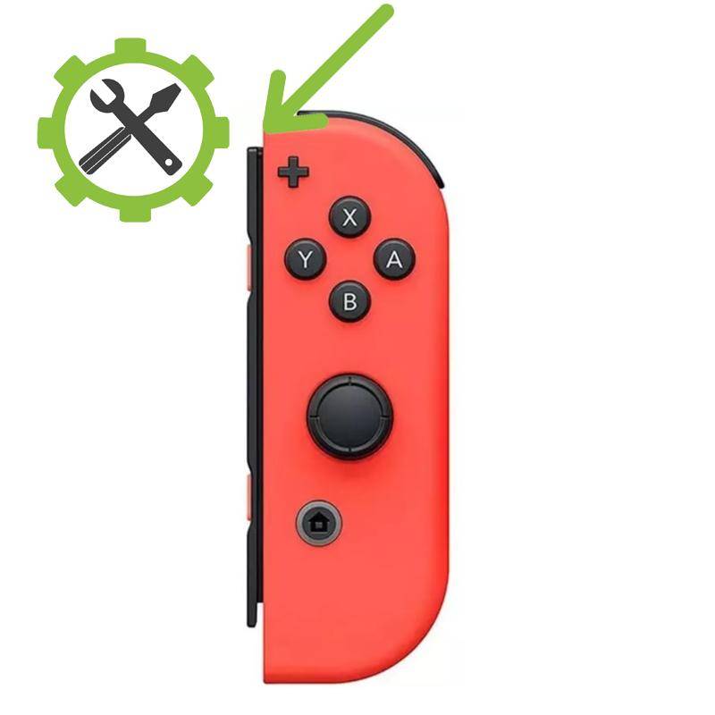 Nintendo Switch Reparatur - Original Rechter Joy-Con - Entriegelungs-Schloss tauschen