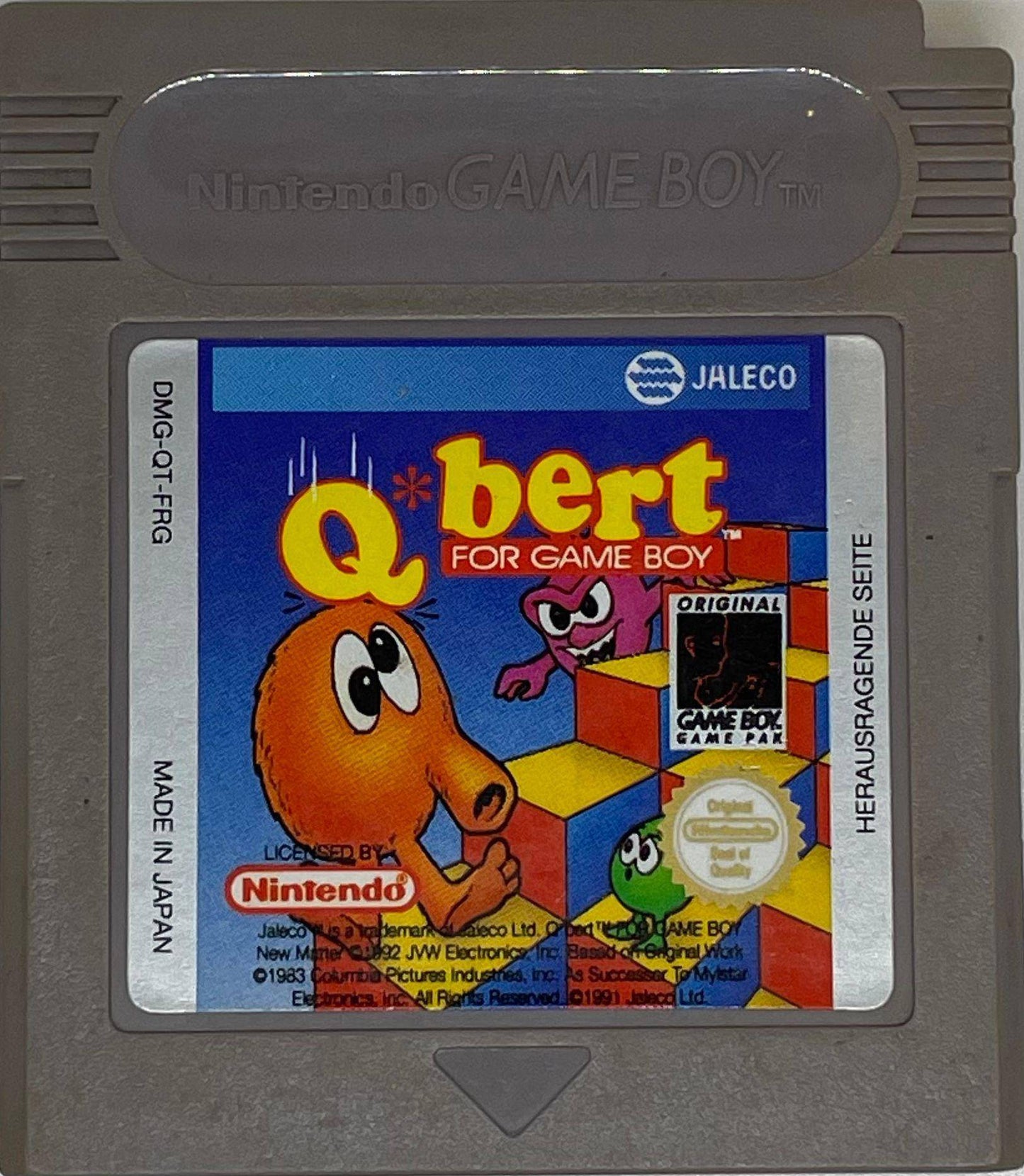 GB - Q Bert For Game Boy - Nur Modul (Gebraucht)