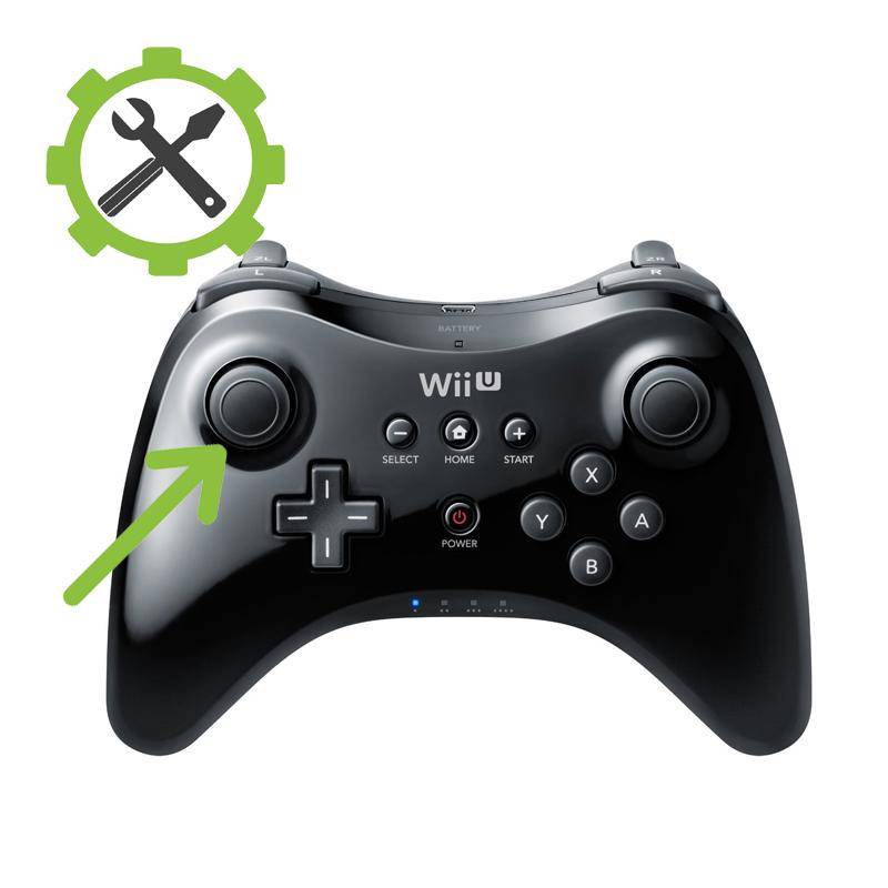 Wii U Reparatur - Original Pro Controller - Linken Stick tauschen