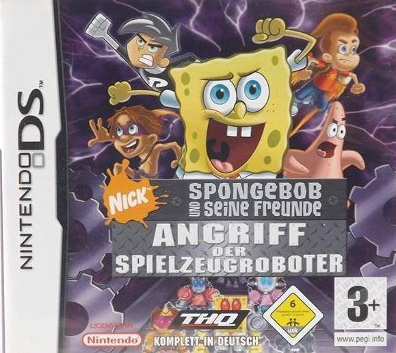 DS - SpongeBob Und Seine Freunde Angriff Der Spielzeugroboter - Nur Modul (Gebraucht)