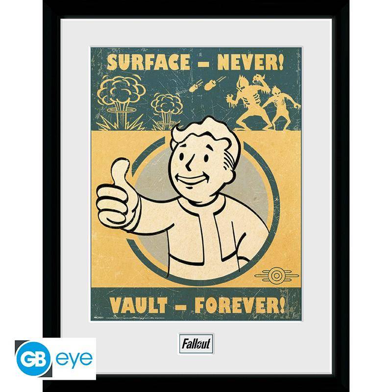 Fallout - Gerahmtes Bild Vault Forever - 30,5 x 40,6 cm