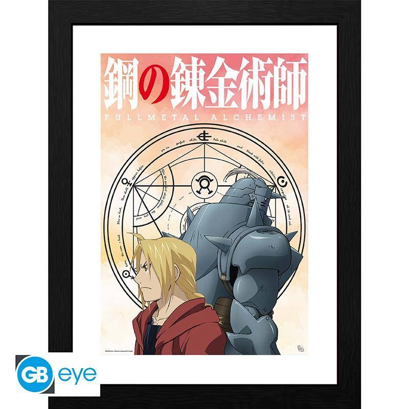 Fullmetal Alchemist - Gerahmtes Bild Elric Brüder - 30,5 x 40,6 cm