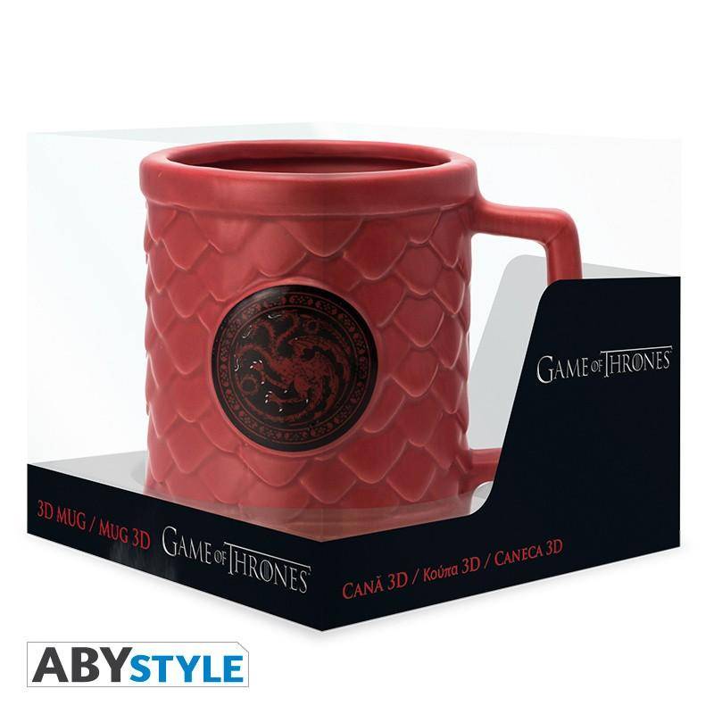 Game of Thrones - 3D Tasse Drachenschuppen - 500 ml
