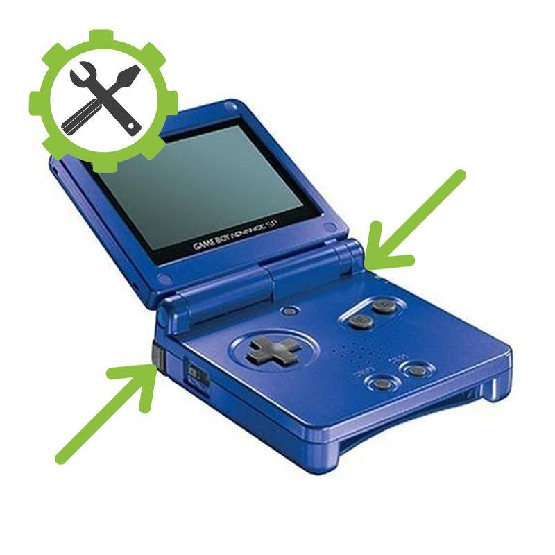 Game Boy Advance SP Reparatur - L + R-Taste tauschen !! NOCH NICHT ANBIETEN !!