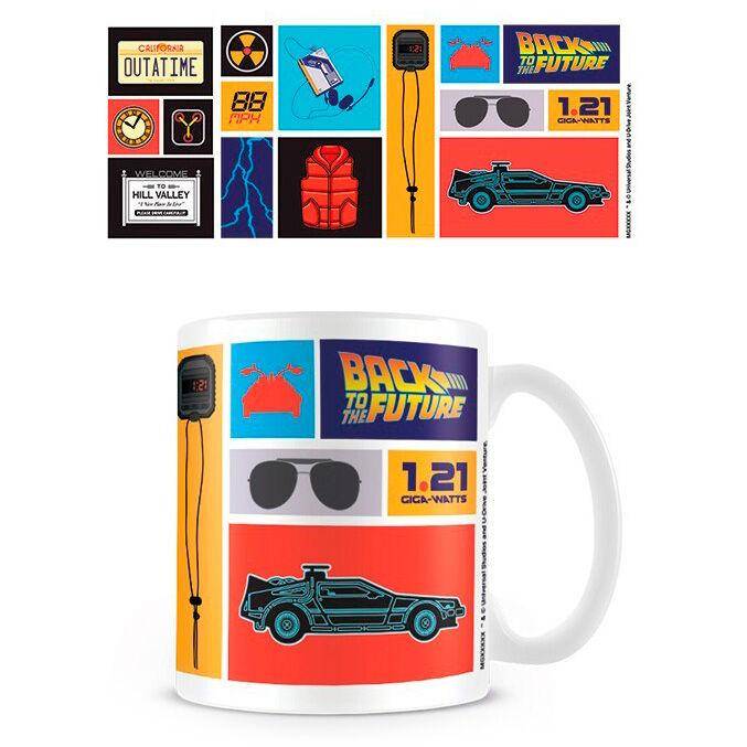 Zurück in die Zukunft - Tasse Collage - 315 ml