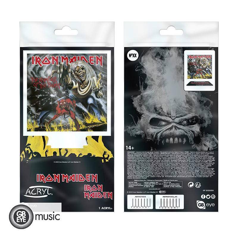 Iron Maiden - Acryl Aufsteller Number of the Beast