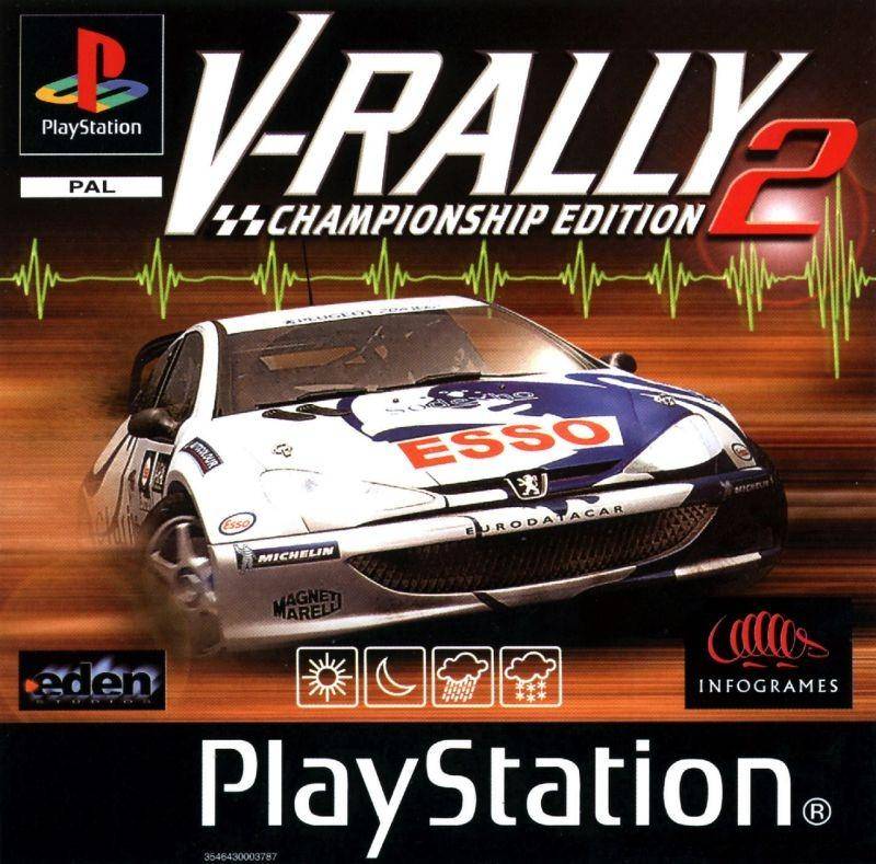 PS1 - V Rally 2 Championship Edition (Gebraucht)