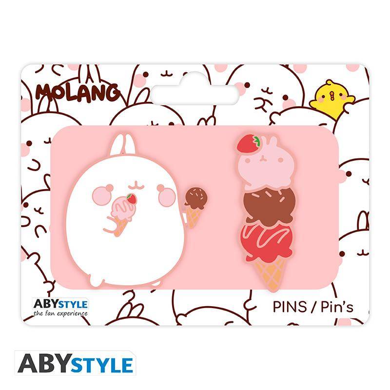 Molang - Pin Set Eiscreme