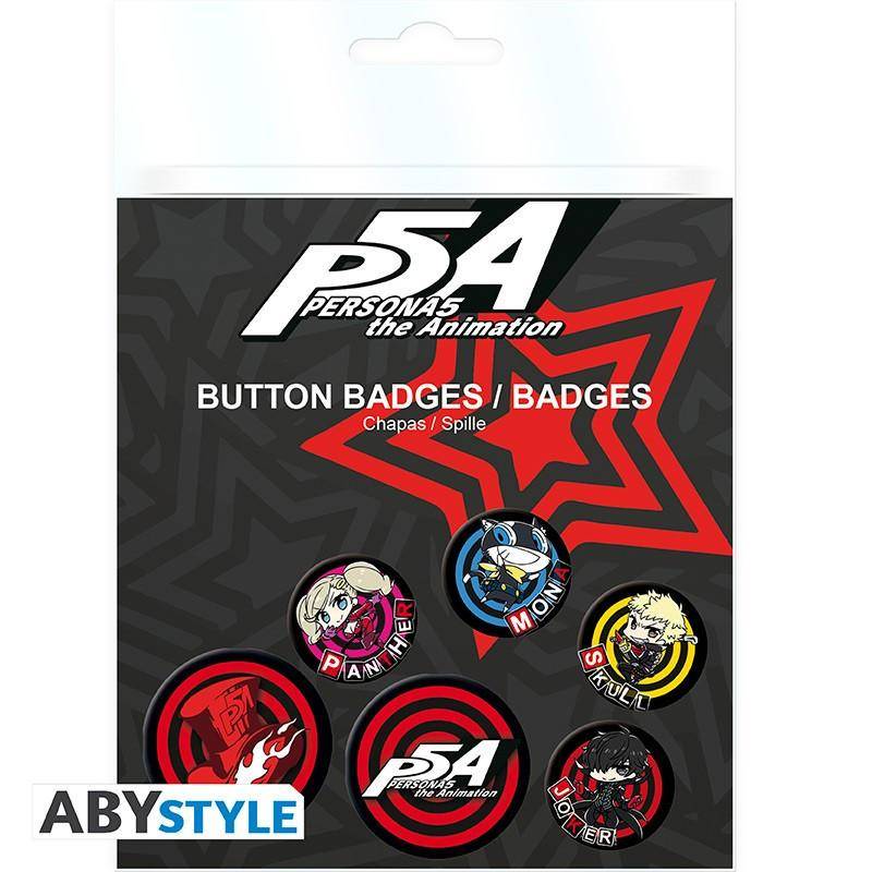 Persona - Button Set Phantom Thieves Chibi